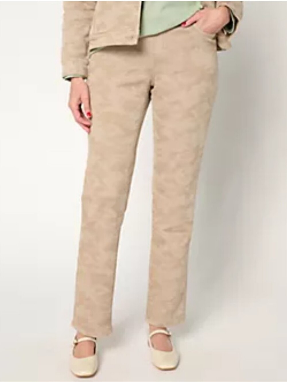 Denim & Co. Tall Comfy Knit Straight Leg Pull-On Jean- XLP
